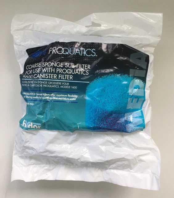 Proquatics Aquarium Coarse Sponge Sub-Filter Pad for 1600 Canister
