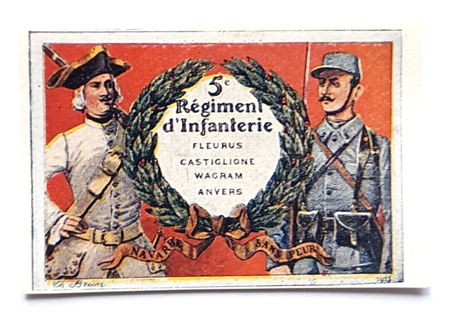 MILITAIRE SOLDAT 5ème RÉGIMENT CHASSEURS À CHEVAL, CDV à RAMBOUILLET