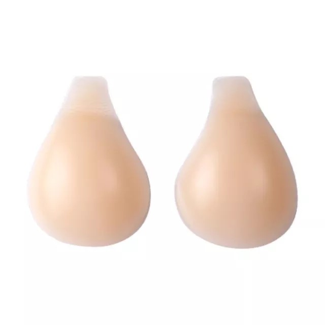 Silicone Gel Invisible Bra Self Adhesive Backless Strapless Stick Bra Push Up AU 2