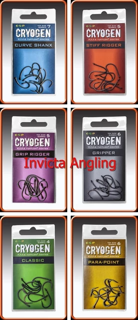 ESP Kryohaken - Grip Rigger, Curve Shanx, Para Point, Steiff Rigger, Classic
