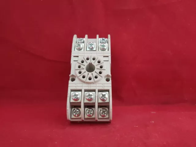 Electromatic S411 10A 11 Pin Relay Base Socket Used