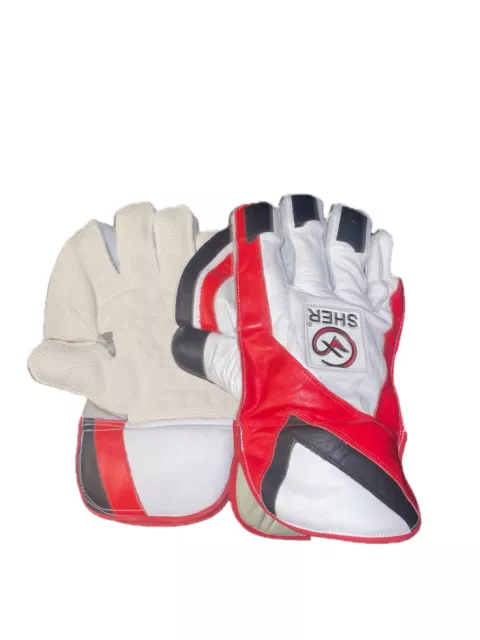 Leather Wicket Keeper Gloves Wicket Keeping Gloves MENS Pro