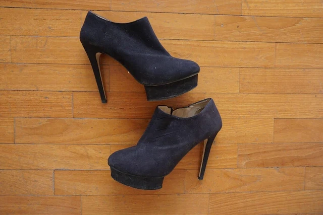 Tronchetto nero on sale con plateau