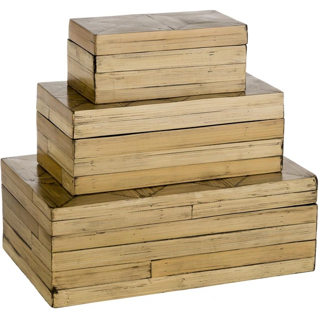 Surya CGN009-SET Cane Garden Box, Set of 3