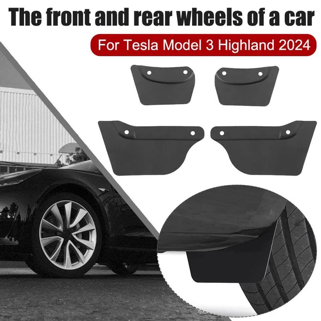 NEW Tesla Model 3 Highland Mud Flaps Splash MudGuards Fenders 2024