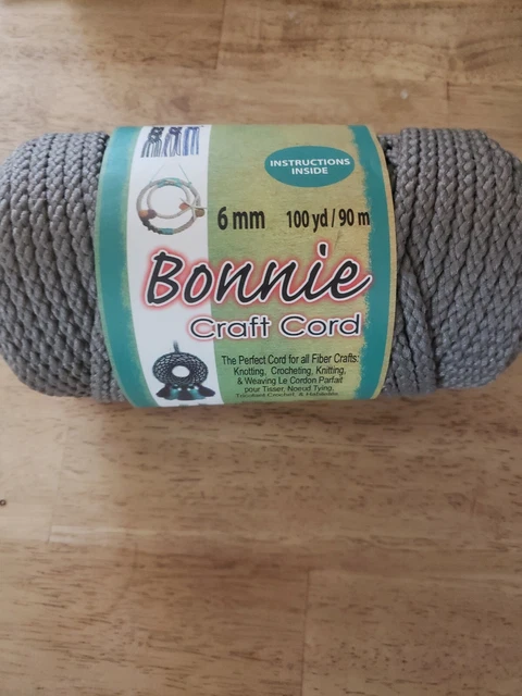 Pepperell 6mm Bonnie Macramé Craft Cord, 100-Yard, Jute