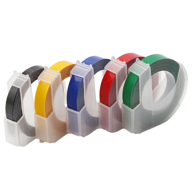 Etikettenklebeband 9 Mm Etikettierer Geprägt Allgemeine Heimnutzung 3D Band
