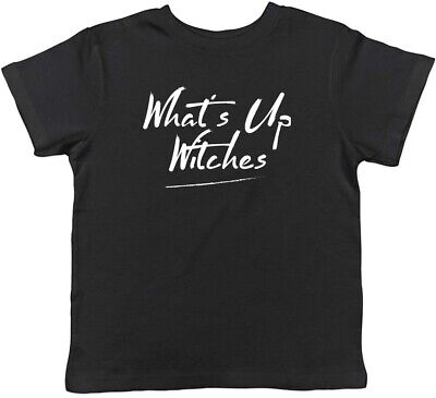 What's Up Witches Funny Halloween Childrens Kids T-Shirt Boys Girls