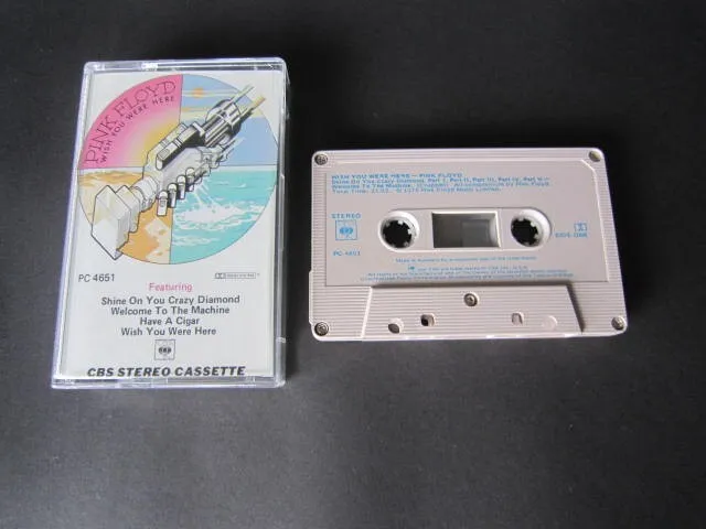 PINK FLOYD - Wish You Were Here Cassette Tape Cbs Pc4651 $33.96 - PicClick  AU