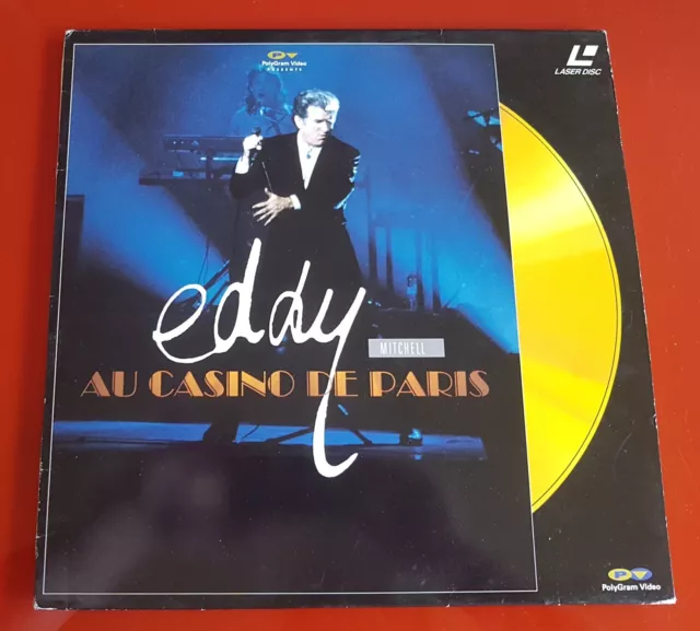 Eddy Mitchell Au Casino De Paris Rare Laserdisc