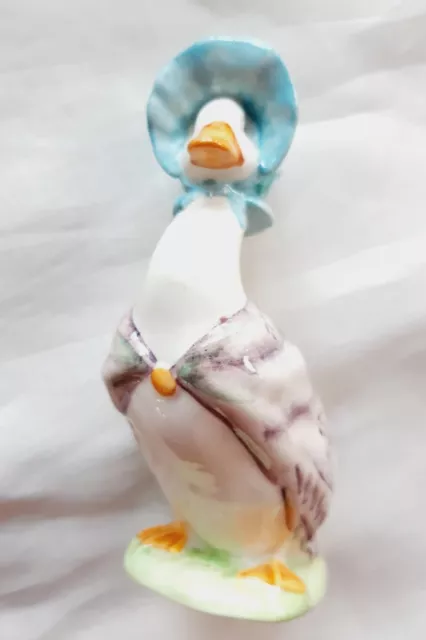 Ornamento Jemima Puddleduck Beatrix Potter BESWICK in perfette condizioni!