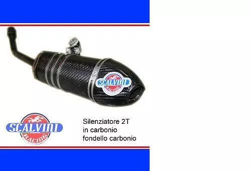 Silenziatore Terminale Scalvini Racing Hm 125 Rotax 2011 Carbonio