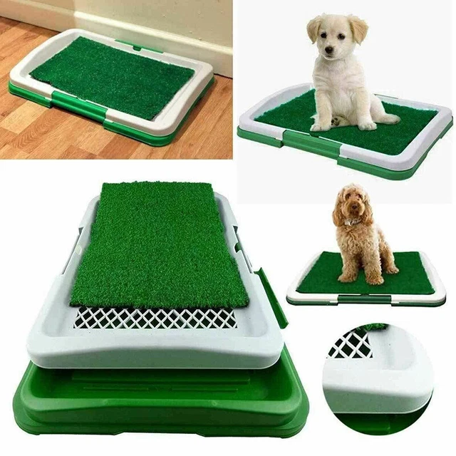 Pet Dog Pee Pad Holder Toilet Indoor Puppy Potty Training Tray Portable Trainer