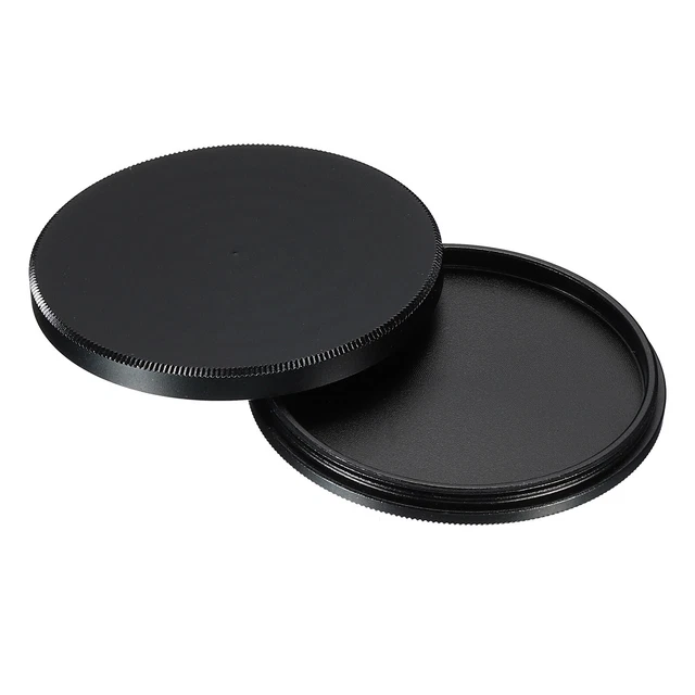 46 mm filtro de lente pila tapa pila de filtro funda protectora negra