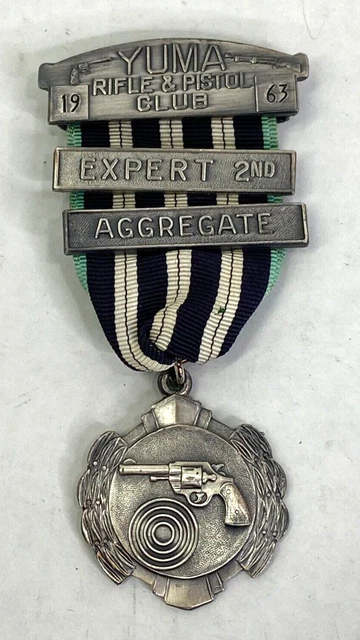 1963 Yuma Rifle & Pistol Club Shooting Competition Medal