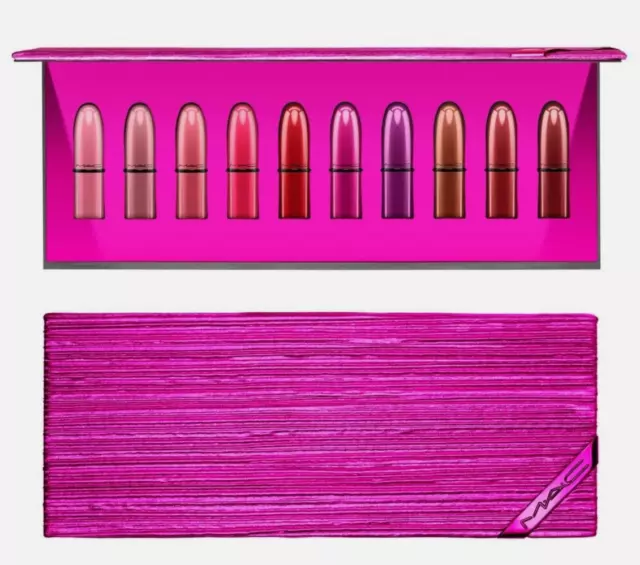 NEW MAC 10 PC Shiny Pretty Little Things Lip Set Kit Lipstick ~NIB~ Holiday Gift