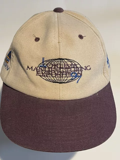 Okuma Manufacturing Expo Sombrero Gorra Carreras de Colección 1997 Carretes Motorsports Crown