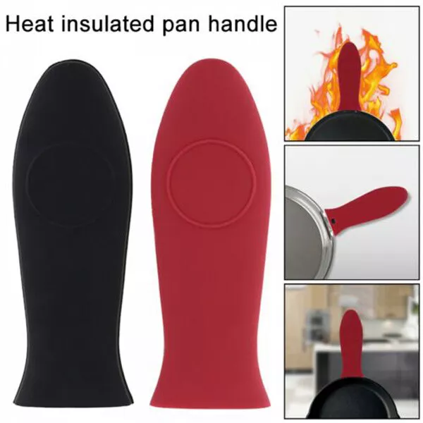 Silicone Potholder for Cast Iron Hot Skillet Handle Cover Pot Holder Pan Sleeve