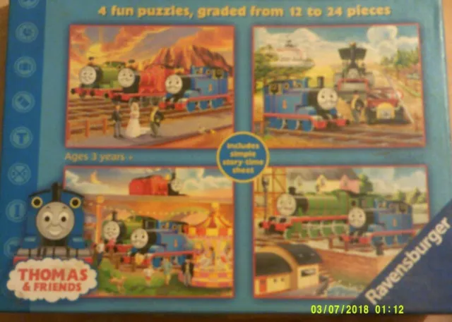 Ravensburger Thomas & Friends 4 In A Box Jigsaw  Puzzles