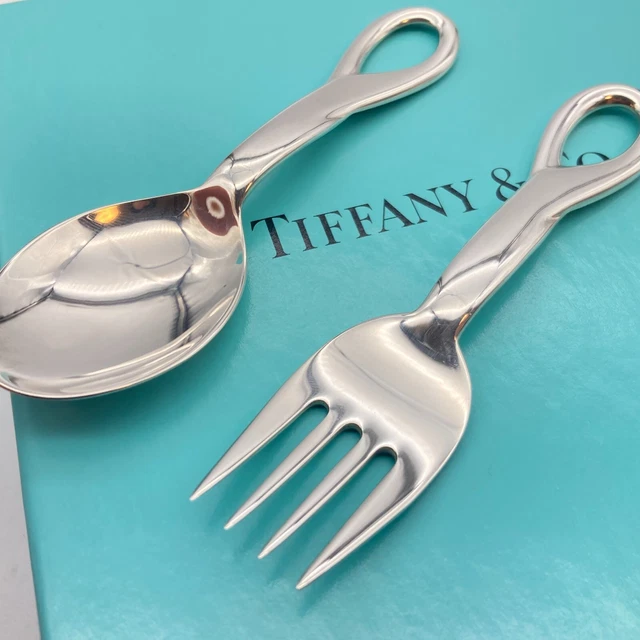 TIFFANY Open Fork Spoon Baby Set Elsa Peretti