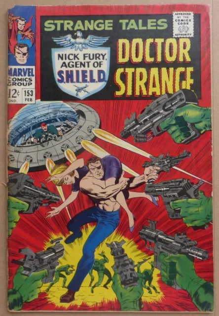 Strange Tales #153, Silver Age Classic, Low Grade!!