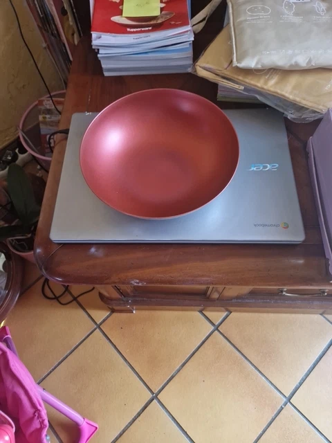 Saladier Allegra Miroir Tupperware 800ml - Neuf, Design Miroir En Acier Et Eterna