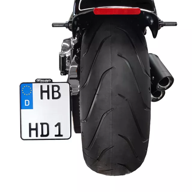 HeinzBikes SIDE MOUNT HARLEY-DAVIDSON DYNA 06-17 : schwarz Deutschland 180 x 200 2