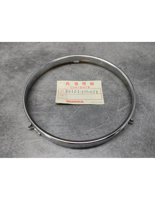 Cerclage De Phare Honda Z50J1 Monkey / Z50A Mini 69-70 - Réf. 33101-045-003 - Neuf