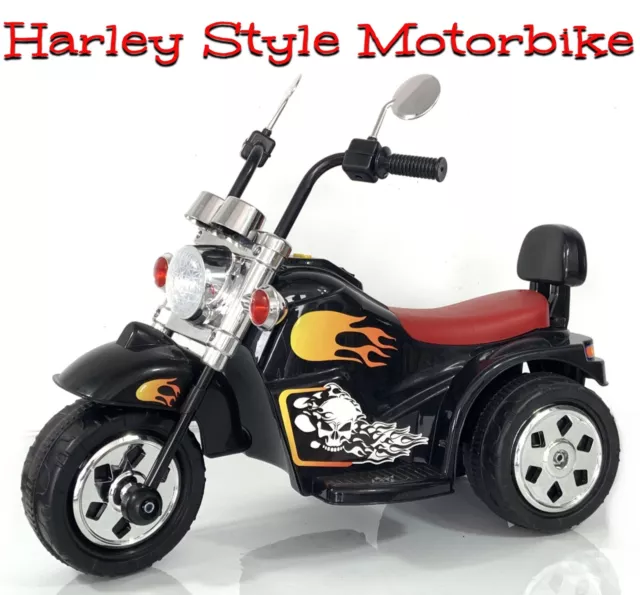 12V Electric Kids Toy Ride On 3 Wheel Bike Car Motorbike 2x 20W
