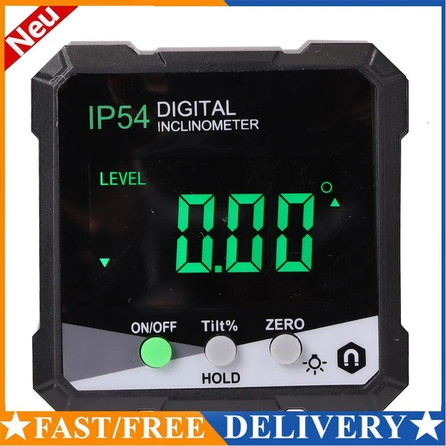 Inclinometro Digitale Magnetico - Goniometro Elettronico Per Legno E Meccanica, Precisione ±0.2° - Foto 7