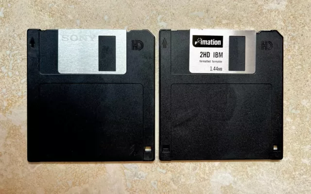 3.5" Floppy Disks 1.44MB IBM Formatted, no bad sectors Imation Verbatim Sony etc