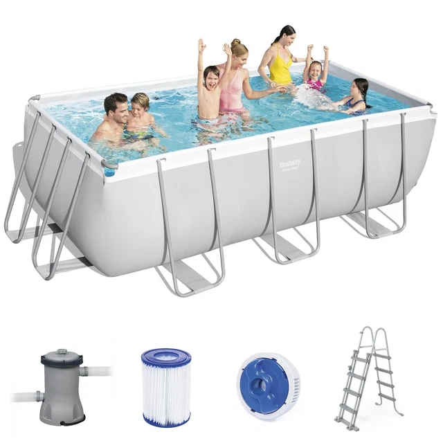 BESTWAY POWER STEEL Frame Pool sistema di filtraggio a cartuccia