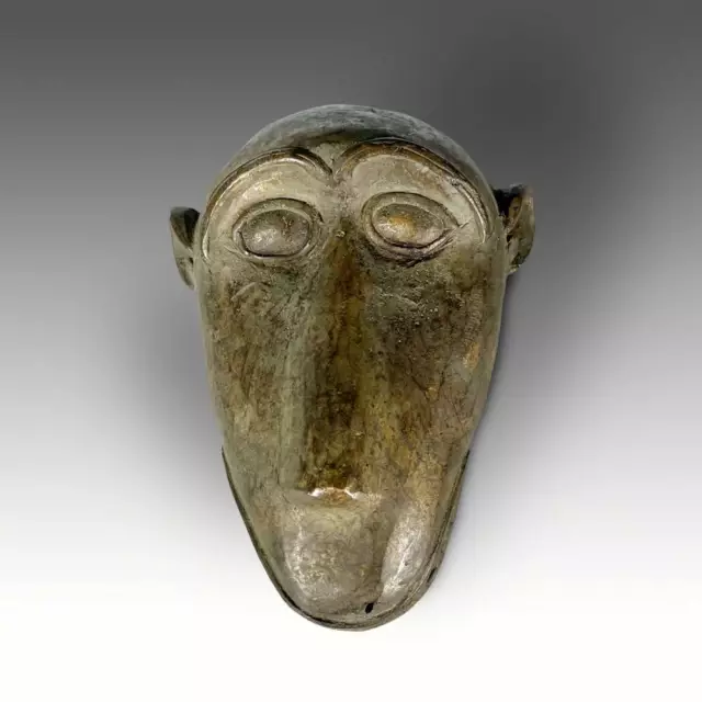 African Monkey Mask Bronze Lobi People Burkina Faso West Africa 20Th C.