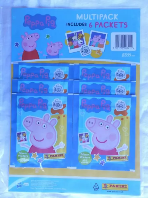 Panini Peppa Pig First Sticker Collection 2014 2 X Box Display 100 Packets  Bags