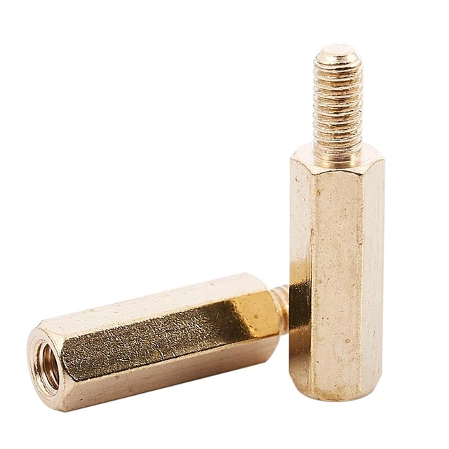 50 Piezas M3 3 Mm Macho Hembra LatóN PCB Espaciador Hexagonal Separador Pilar G1