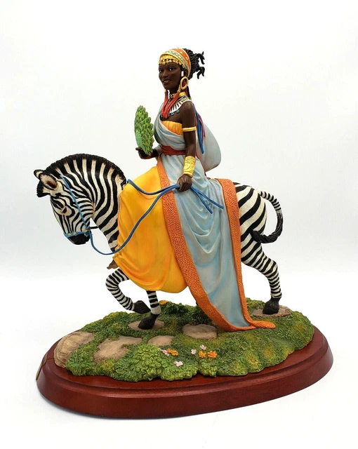 THOMAS BLACKSHEAR EBONY Visions AFRICAN QUEEN Figurine 13.25" Limited