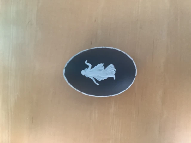 Wedgwood schwarz Jasperware Eierbox Tanzstunden