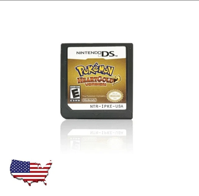 POKEMON HEARTGOLD VERSION Video Game Card Cartridge For Nintendo DS 3DS