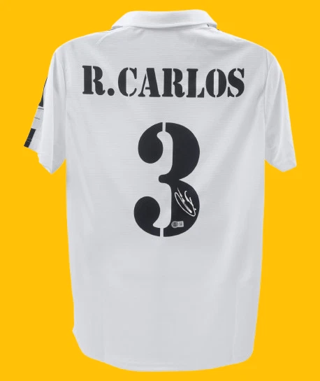 MAGLIA REAL MADRID Roberto Carlos Match Worn Shirt Jersey Camiseta 2003/2004 Coa EUR 999,99 - ES