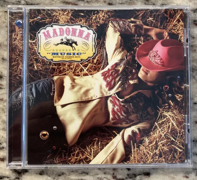 MADONNA MUSIC Single Promo! Alternate Cover! Radio Remix Edits! USA Edition