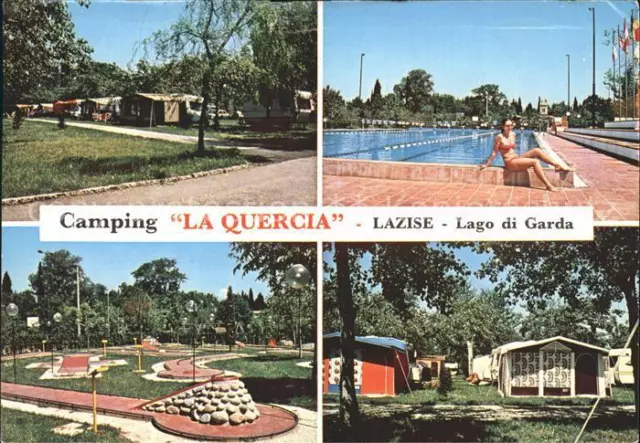 72350482 Lazise Lago di Garda Camping La Quercia Minigolf Tennisplatz Firenze