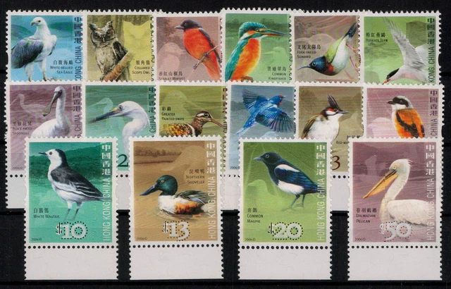 Japan Besetzung II. WK Hongkong; Vögel 2006 kpl. **  (28,40)