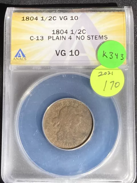 1804 Half Cent K343