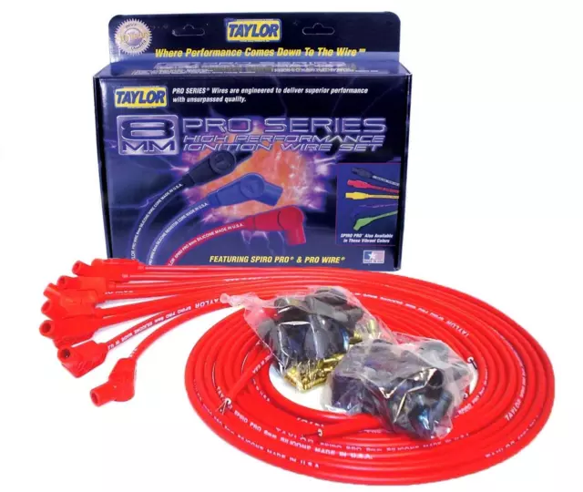 Taylor Cable 73253 8Mm Spiro Pro Ignition Wire Set
