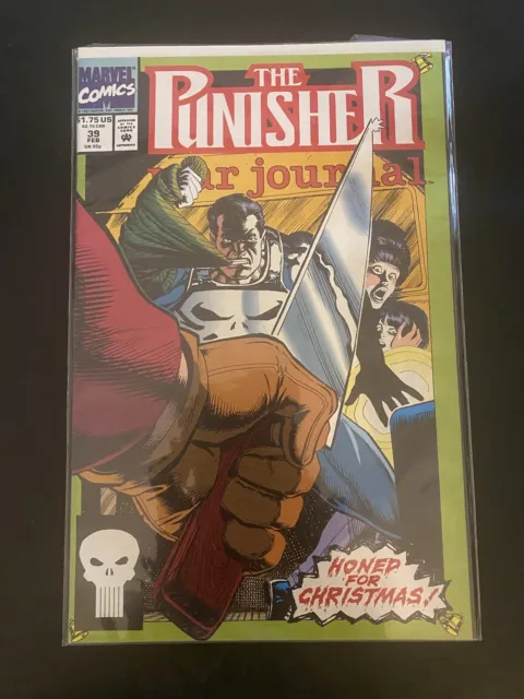 Punisher War Journal #39 (1988 Series) Direct Vol. 1 Marvel Comic Book Feb 1992