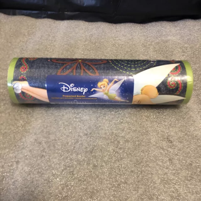 15 FT Disney Fairy Tinker Bell Pre-pasted Wallpaper Border Girls Wall Sticker