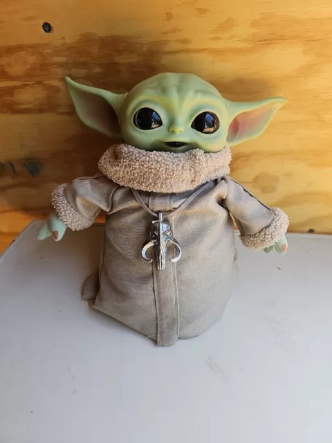 Star Wars Mandalorian 11" GROGU PLUSH TOY w/ Necklace - Baby Yoda The Child 2020