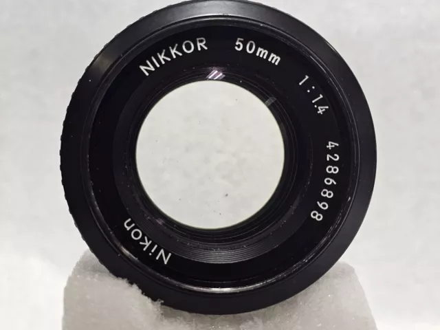 Nikon Nikkor 50mm f/1.4 Ai-s Manual Focus Prime Lens Near Mint