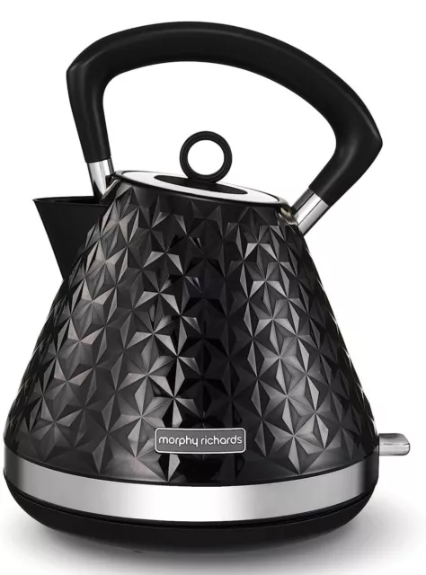 Morphy Richards Vector Pyramid Kettle 108131 Traditional Black /400