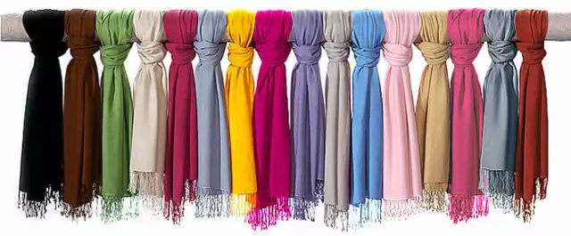 Trendy Highest Quality Scarf Plain 100% Viscose Pashmina Scarves Wrap Stole UK